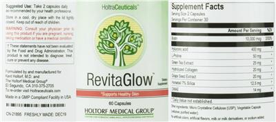 RevitaGlow label
