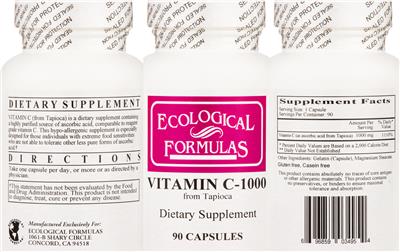 Vitamin C-1000 from Tapioca label