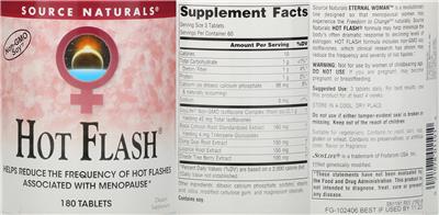 Hot Flash label