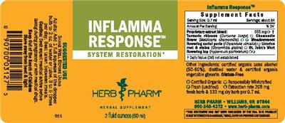 Inflamma Response label