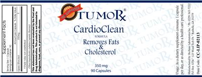 CardioClean Formula label