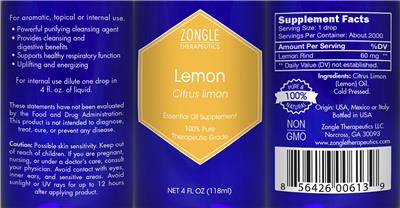 Lemon label