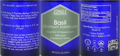 Basil label