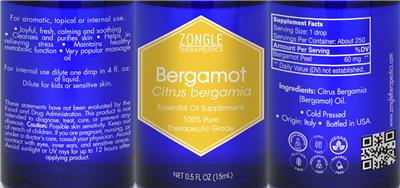 Bergamot label