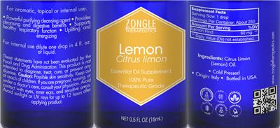 Lemon label