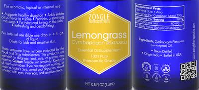 Lemongrass label