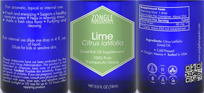 Lime label