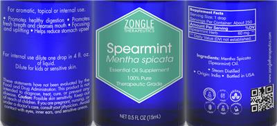 Spearmint label