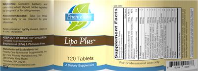 Lipo Plus label