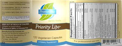 Priority Lipo label