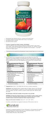 Prostate Plus Health Complex label