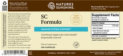 SC Formula label