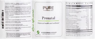 Prenatal label