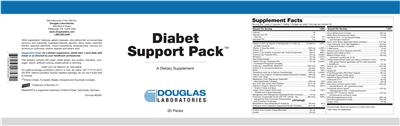 Diabet Support Pack label