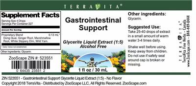 Gastrointestinal Support label