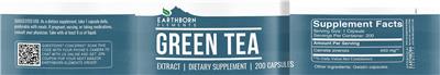 Green Tea Extract label