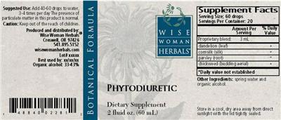 Phytodiuretic label