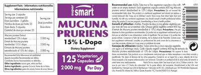Mucuna Pruriens 2000 mg label