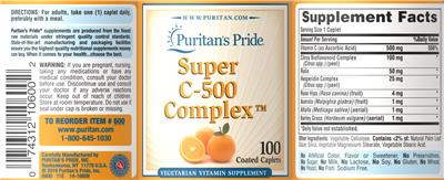 Super C-500 Complex label
