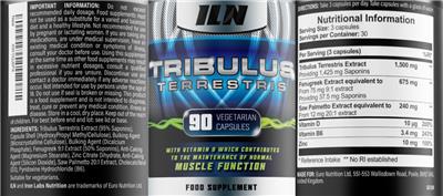 Tribulus Terrestris label