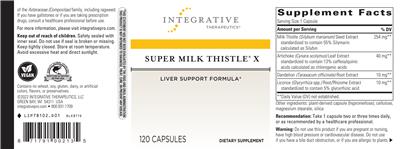 Super Milk Thistle X label