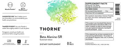 Beta Alanine-SR label