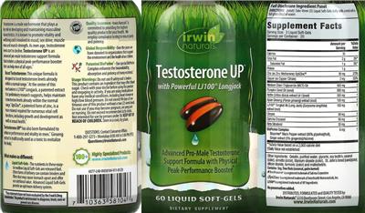 Testosterone UP label