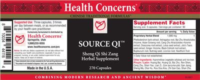 Source QI label