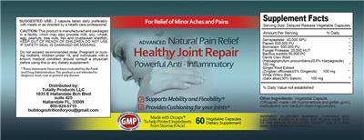 Healthy Joint Repair label