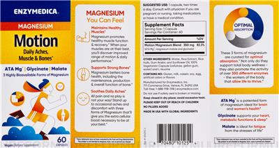 Magnesium Motion label