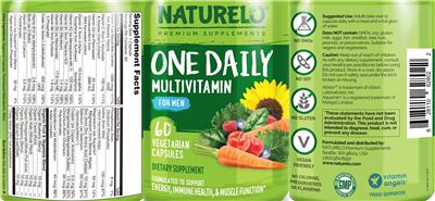 One Daily Multivitamin for Men label