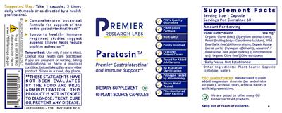 Paratosin label