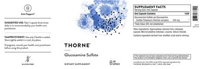 Glucosamine Sulfate label