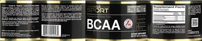 BCAA  label
