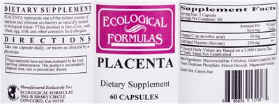 Placenta label