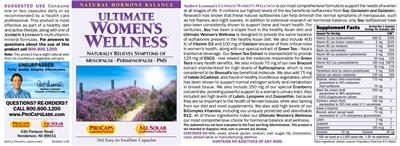 Ultimate Women's Wellness label