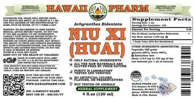 Niu Xi (Huai) Alcohol Free label