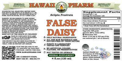 False Daisy Alcohol Free label