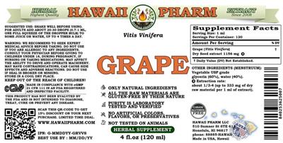 Grape Alcohol Free label