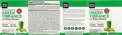 Green Vibrance label