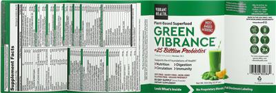 Green Vibrance label