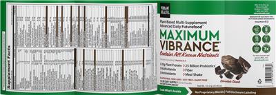 Maximum Vibrance Chocolate Chunk label