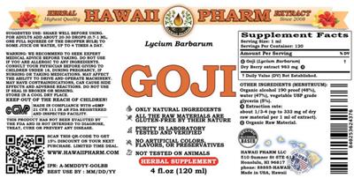 Goji label