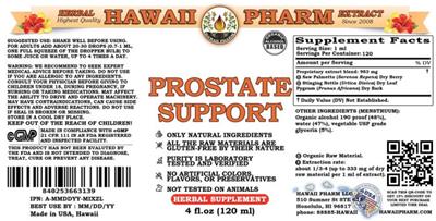 Prostate Support label