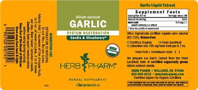 Garlic label