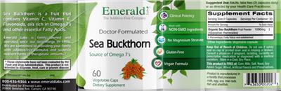 Sea Buckthorn label