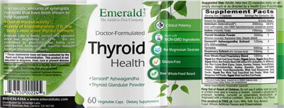 Thyroid Health label