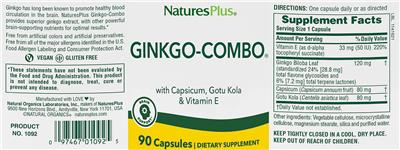 Ginkgo-Combo label