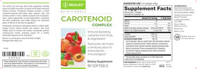 Carotenoid Complex label