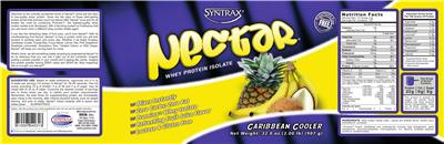 Nectar Caribbean Cooler label